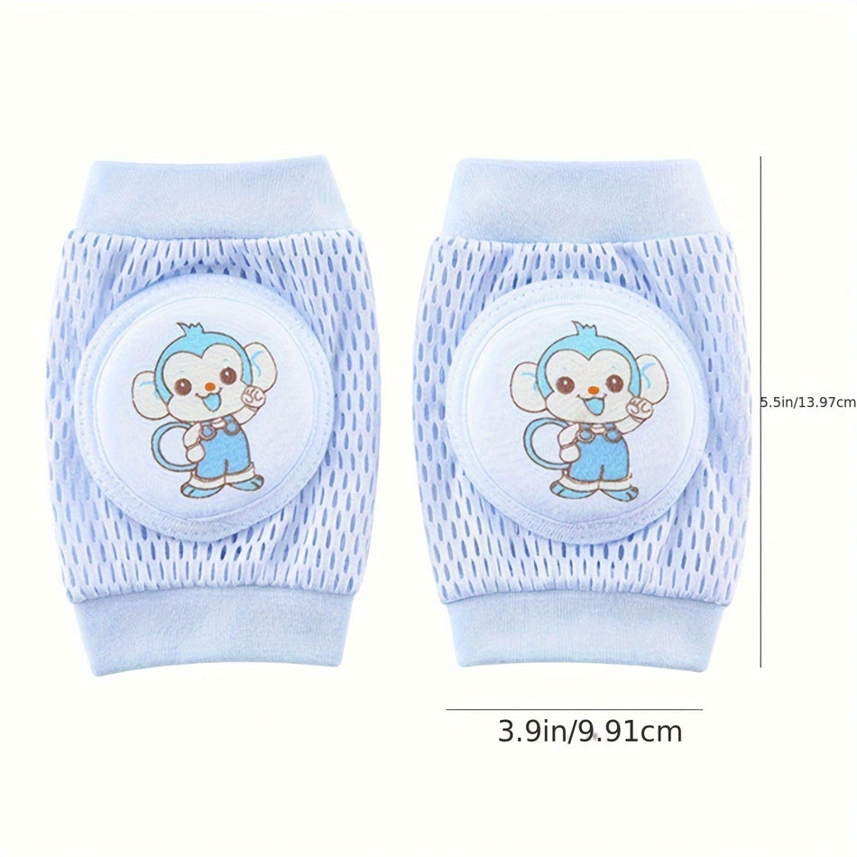 Monkey Safety Knee Pads for Babies and Toddlers - Set of 2 🐒