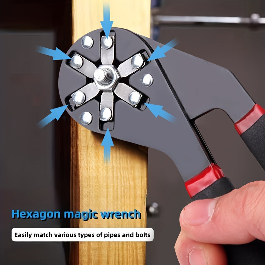 Téle à couple hexagonal multifonctionnel Réglable - 15,24 cm / 20,32 cm