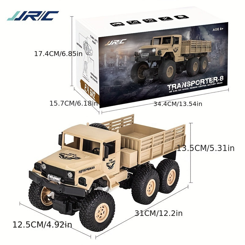 JJRC 2.4G RC 1:18 Six Wheel Truck - Capable Of Carrying 500g - Cyprus