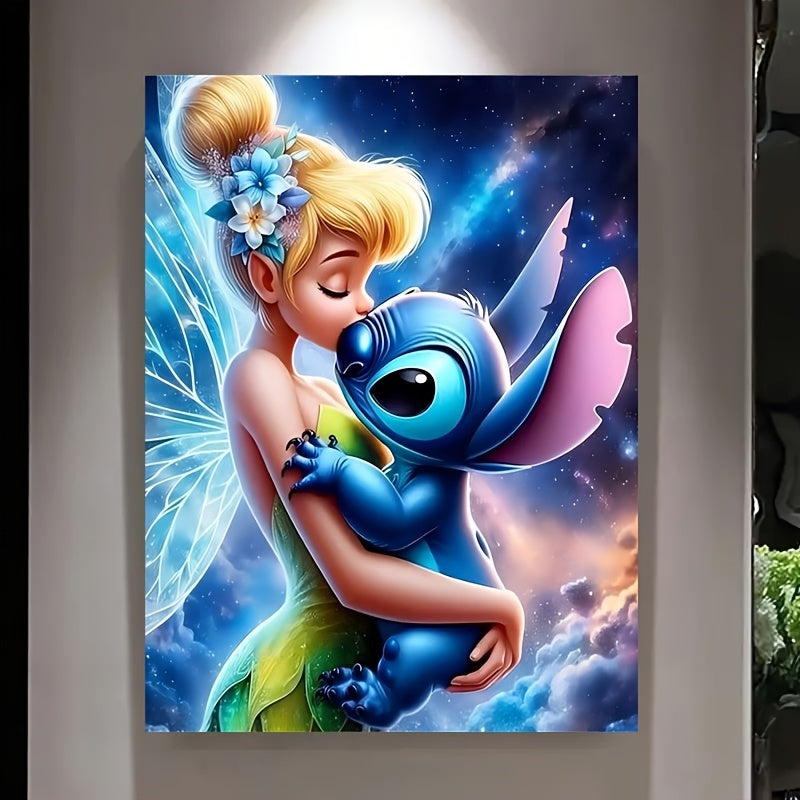 Disney Lilo & Stitch Canvas Art Poster - Ideal for Bedroom, Living Room, or Hallway Decor