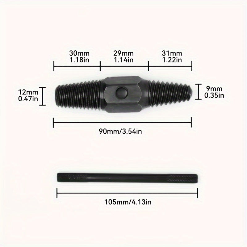 Double-headed Water Pipe Broken Thread Extractor - Industrial Manual Tool - Cyprus