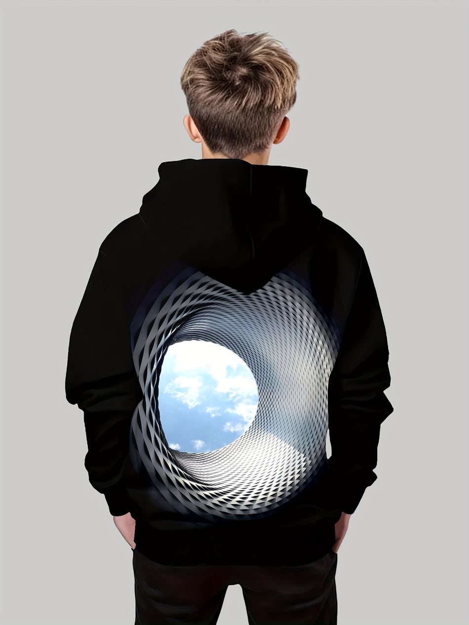 Mode 3D Printed Boys 'Hoodie für Frühling/Herbst