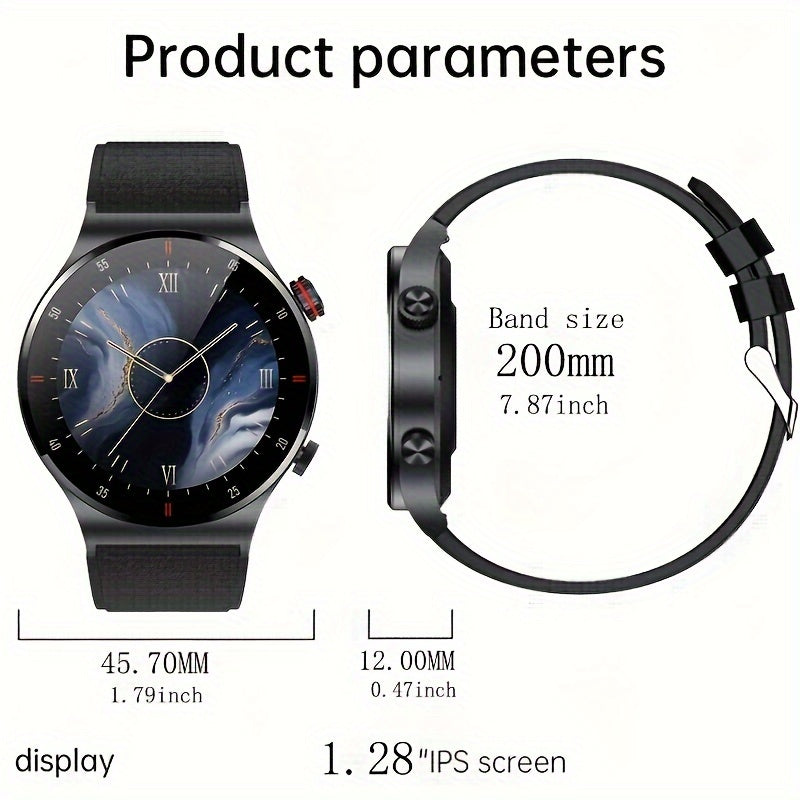 Chibear Wireless Smart Men Watch - Πλήρης οθόνη αφής Αθλητισμού Fitness Watch - Κατάλληλο για το Android iOS - Κύπρο