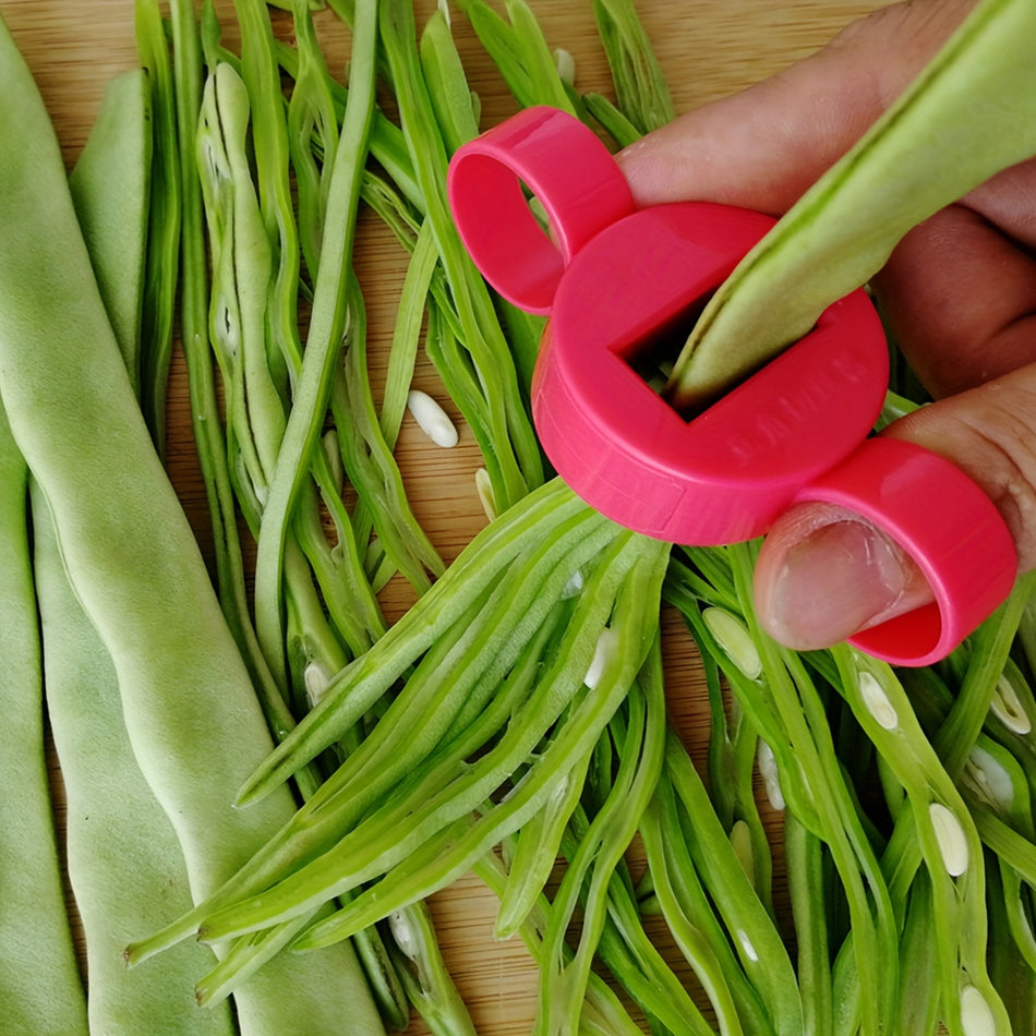 Versatile Stainless Steel Bean Slicer and Grater