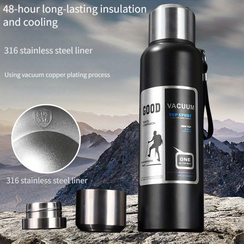 Durable Stainless Steel Insulated Water Bottle - Perfect for Outdoor Adventures - Cyprus