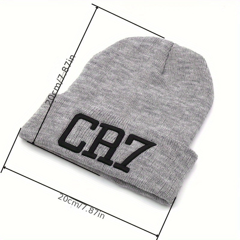 CR7 Embroidered Beanie for Autumn & Winter - Cyprus