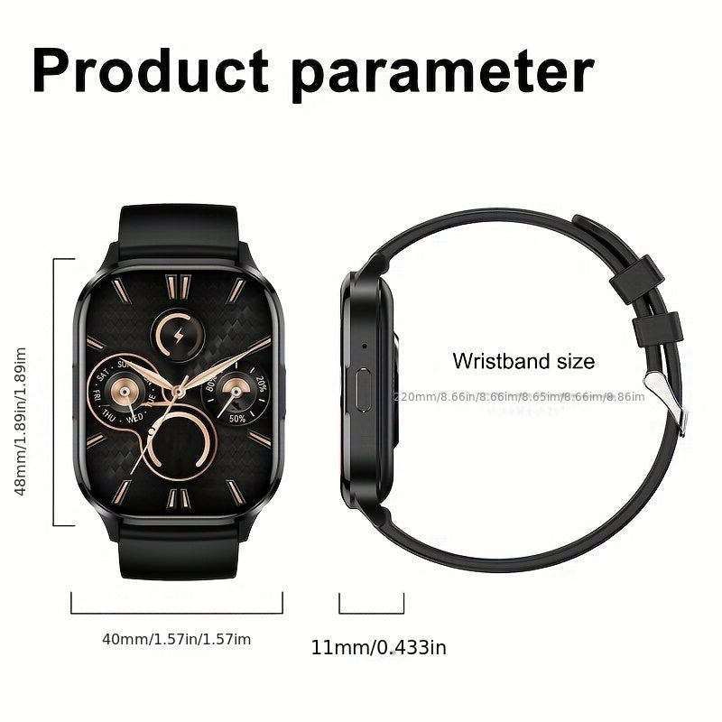 Full Touch AMOLED SMART WATCH | Πολλαπλές λειτουργίες αθλητισμού | Ασύρματες κλήσεις - Κύπρος