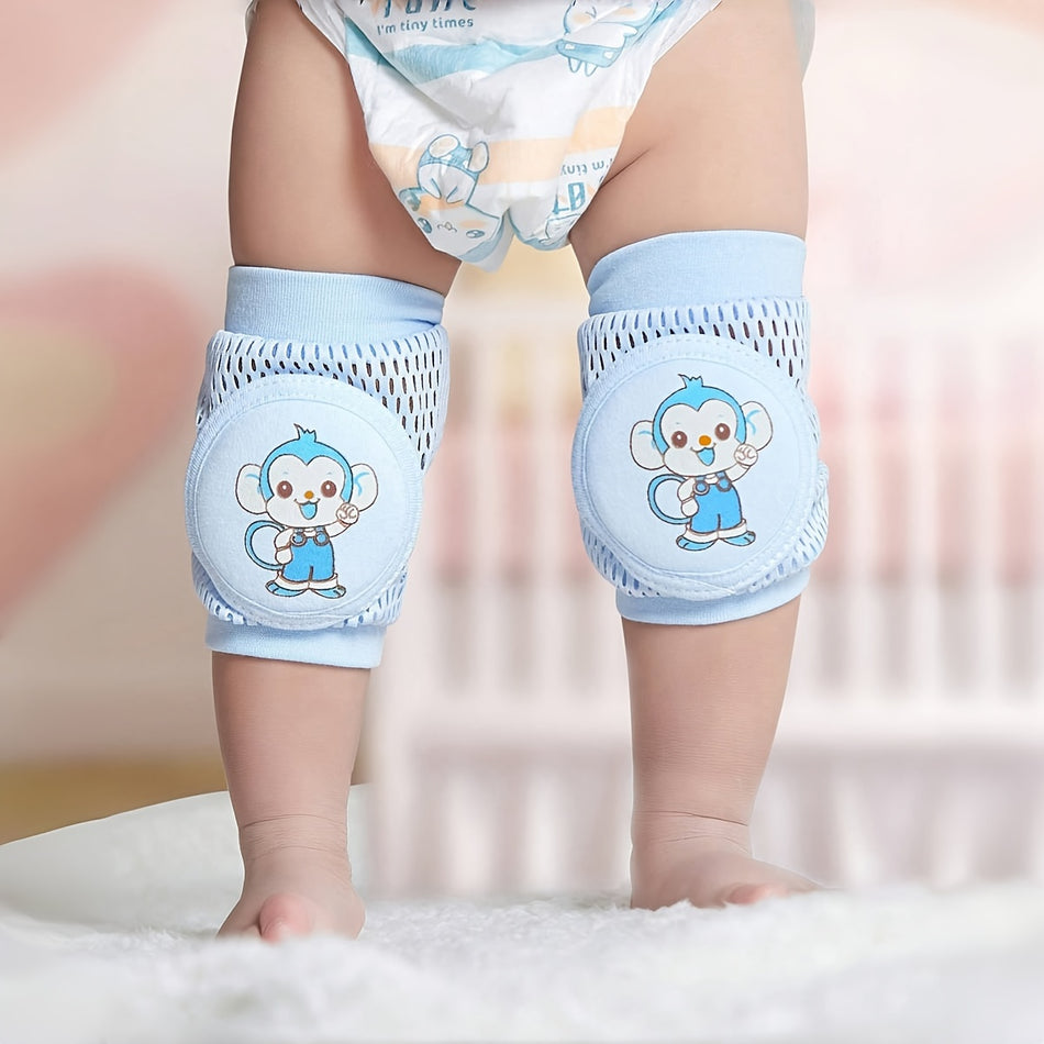 Monkey Safety Knee Pads for Babies and Toddlers - Set of 2 🐒