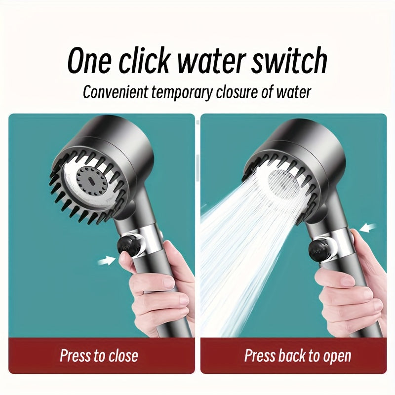 Adjustable Handheld High-Pressure Shower Head - Cyprus