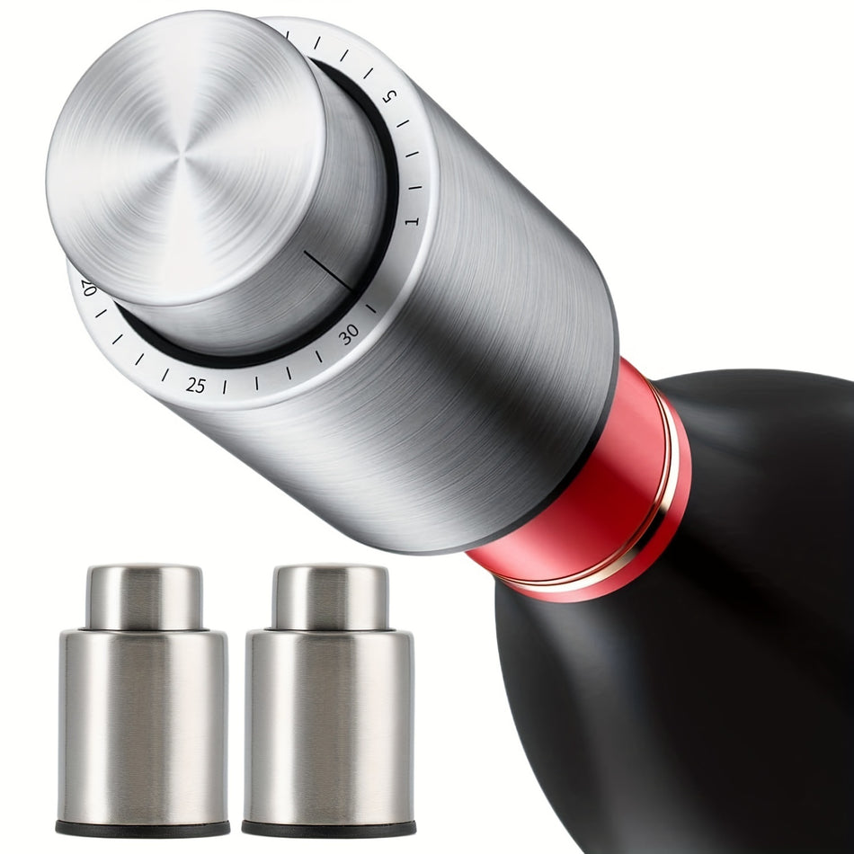 2-in-1 Vacuum Wine Stopper - Keep Your Wine Fresh Longer - Cyprus