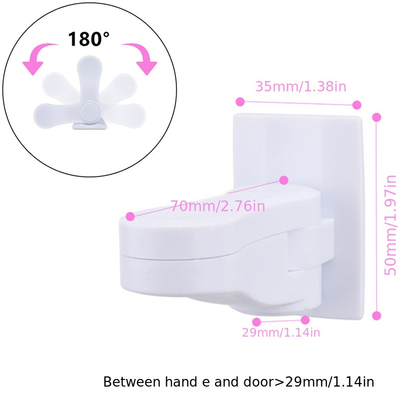 Child Baby Safety Universal Door Lever Lock Adhesive Latch - Cyprus