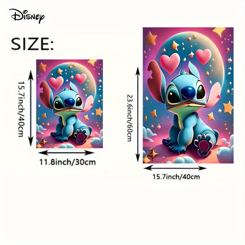 Lilo & Stitch Starry Night Canvas Wall Art - Frameless Movie Poster by UME