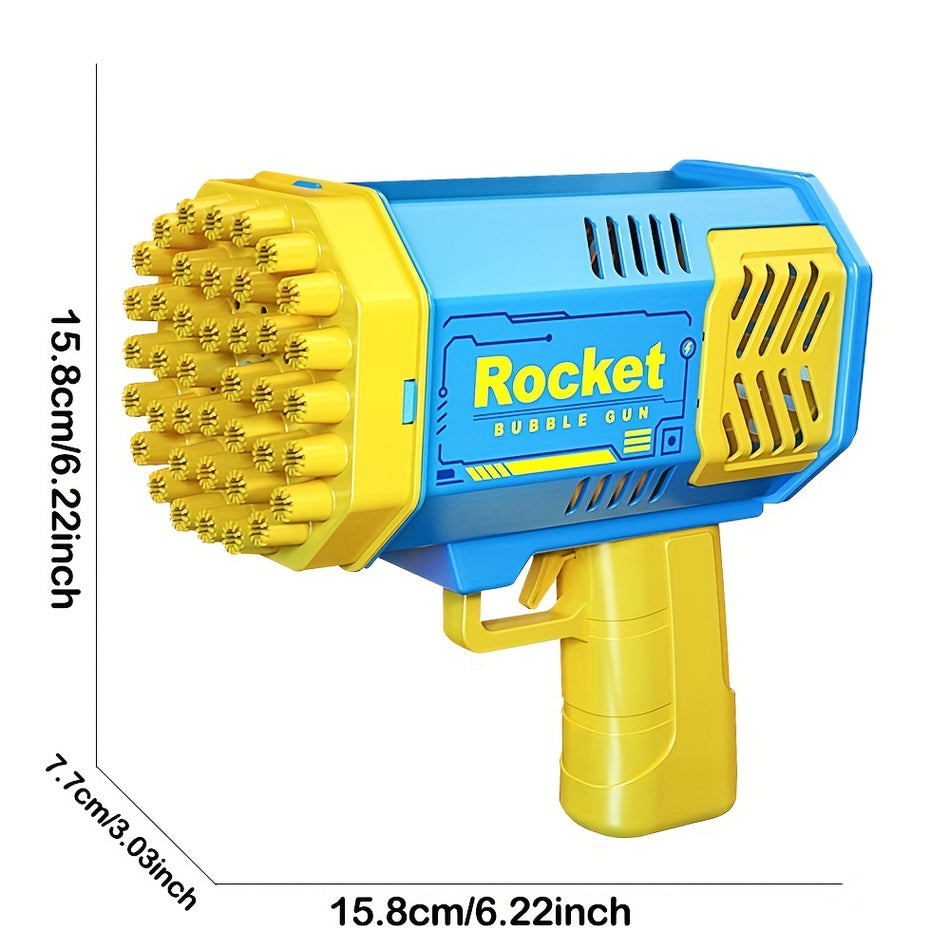 Electric Gatling Bubble Gun Toy with LED Light - Cyprus