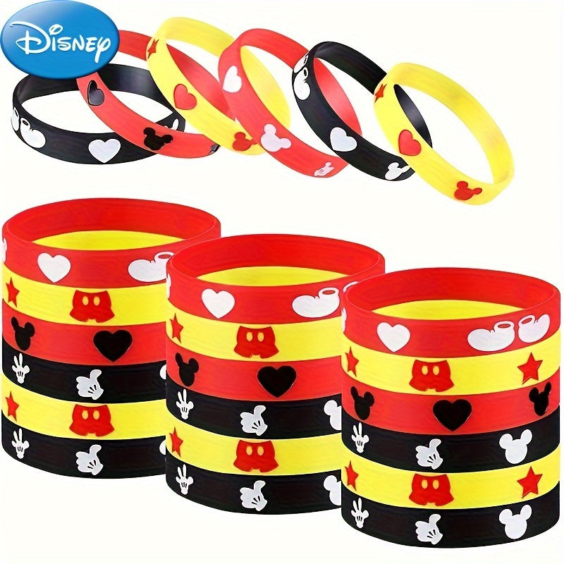 Mickey -Maus -Silikonarmbänder - Packung von 12 - Zypern