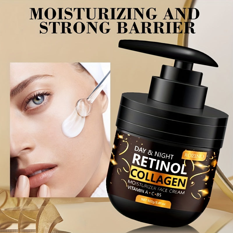 ROZINO 100g Retinol Collagen Moisturizer for Firm and Hydrated Skin - Cyprus