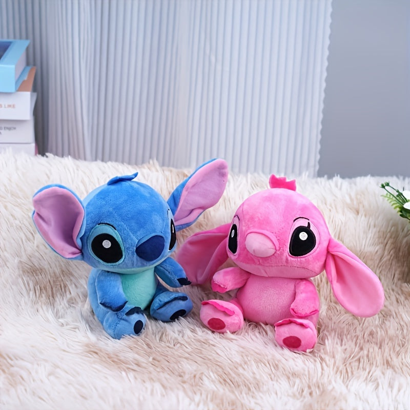 Stitch & Angel Peluş Bebek Seti - Koleksiyon Doldurulmuş Karakterler, 14+ Yaş Grubu, UME - Kıbrıs