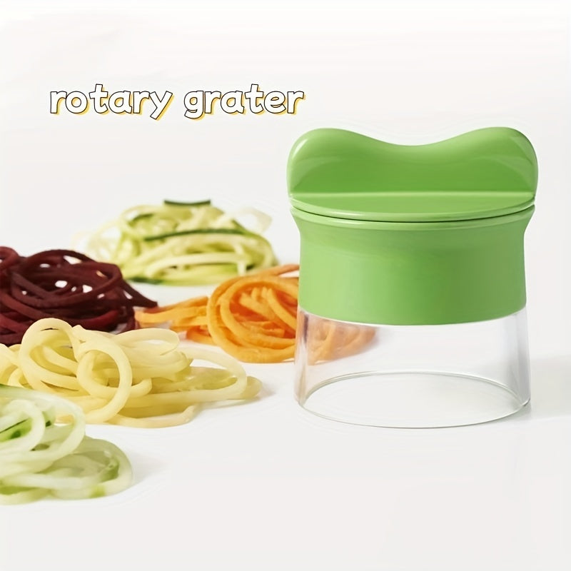 Vielseitiger manueller Gemüse -Spiralizer & Slicer für mühelose Küchenvorbereitung