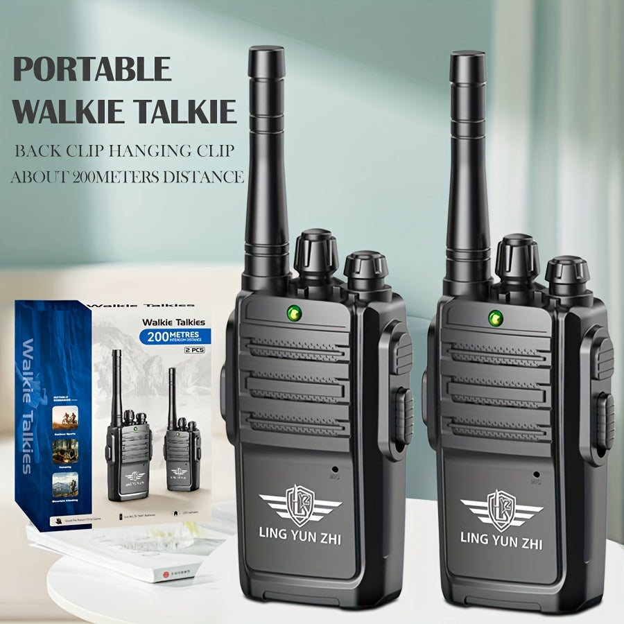 Lyz Portable Walkie Talkie: 200m Aralık, Pil Çalışan, Yaş 3+ - Kıbrıs