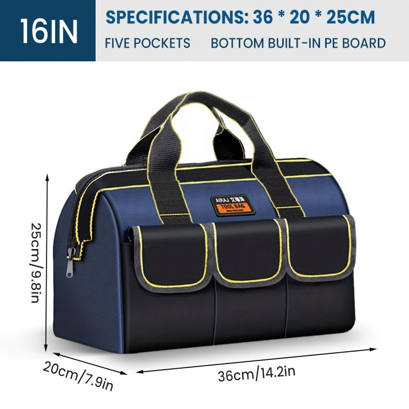 AIRAJ 33.02cm/40.64cm/45.72cm New Electrician Tool Bag Oxford Cloth Wear-resistant Multi-Pocket Waterproof Storage Hand Bag