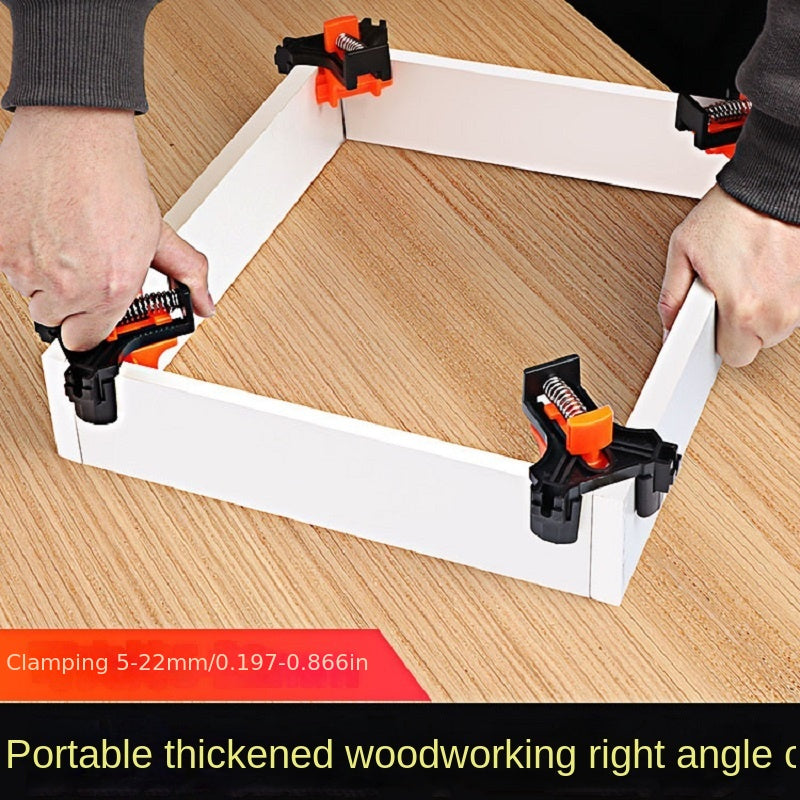 4pcs Woodworking Right Angle Clamps - Ideal for Picture Frames, Fish Containers & More! - Cyprus