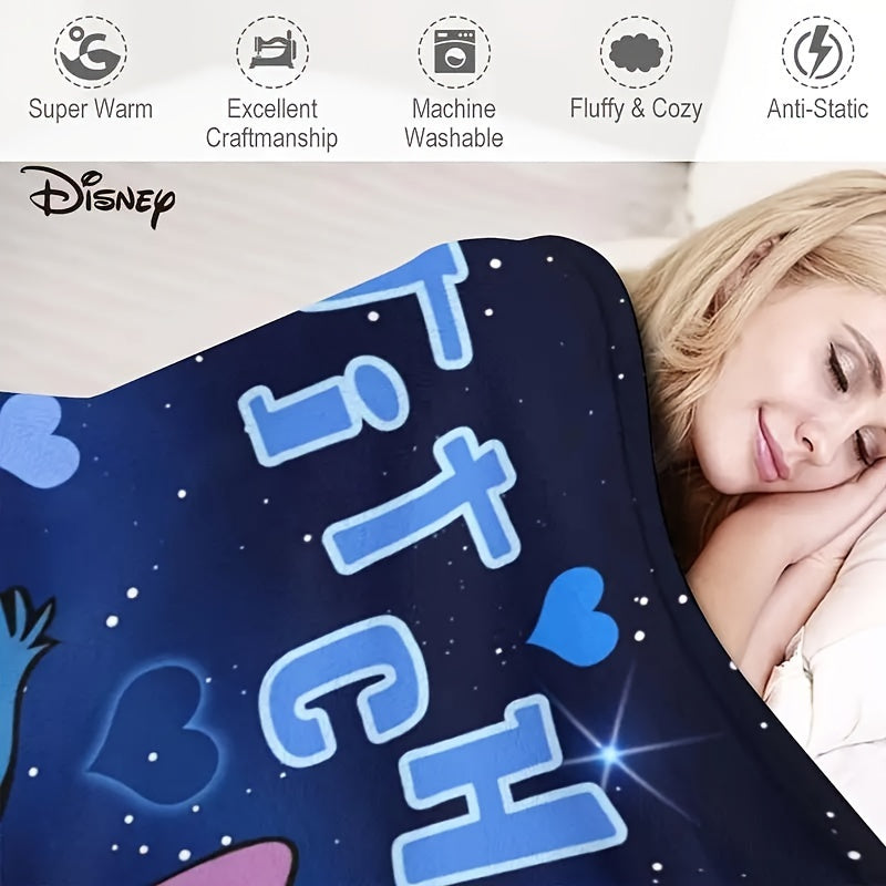 Stich -Cartoon -Decke - Cute & Cozy Throw für vier Jahreszeiten - Zypern