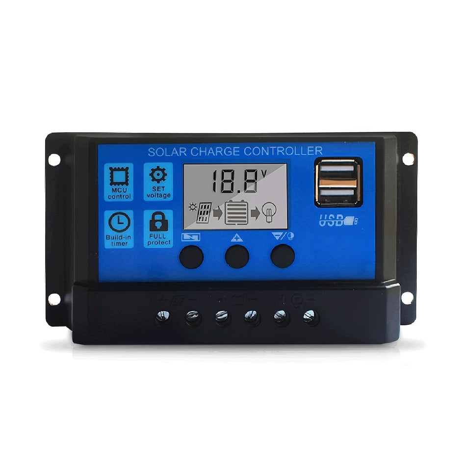 100A Solar Charge Controller LCD Display USB Port - Cyprus