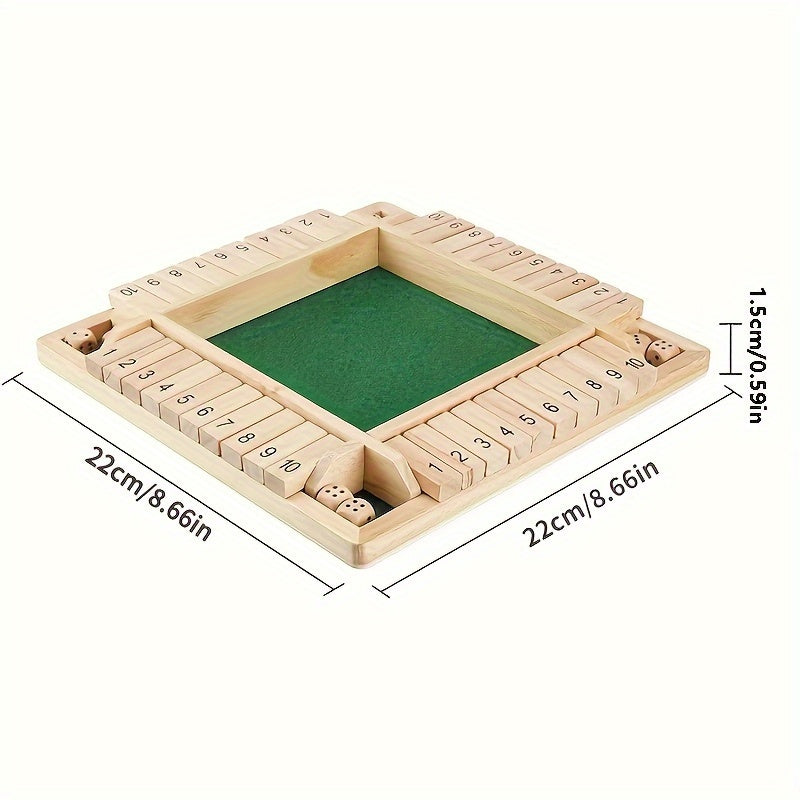 لعبة النرد الخشبي Shut The Box - متعة تعليمية لجميع الأعمار - قبرص