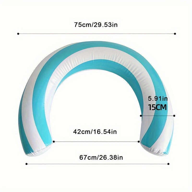 Надувной изогнутый плавание плавание с творческим полосатым дизайном - Кипр