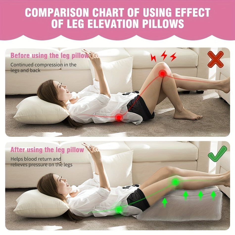 Inflatable Leg Elevation Pillow - Support & Comfort for Recovery - Cyprus