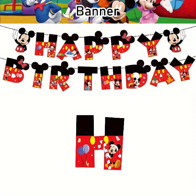 Disney Mickey Mouse Pink Theme Birthday Party Decoration Set - Cyprus