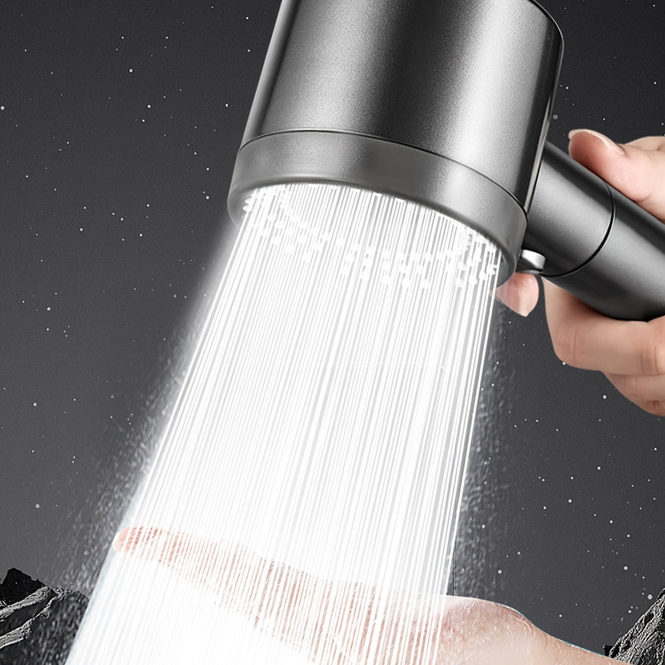 High-Pressure Handheld Shower Head With 5 Modes - Wall-Mounted, Durable Plastic - Cyprus