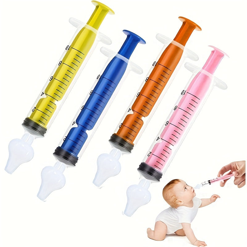 4pcs Color Nose Cleaner Nasal Irrigator, Safe Nose Cleaner, Nasal Irrigator Syringe For Baby, Pressure Nasal Syringe, Safe And Comfortable