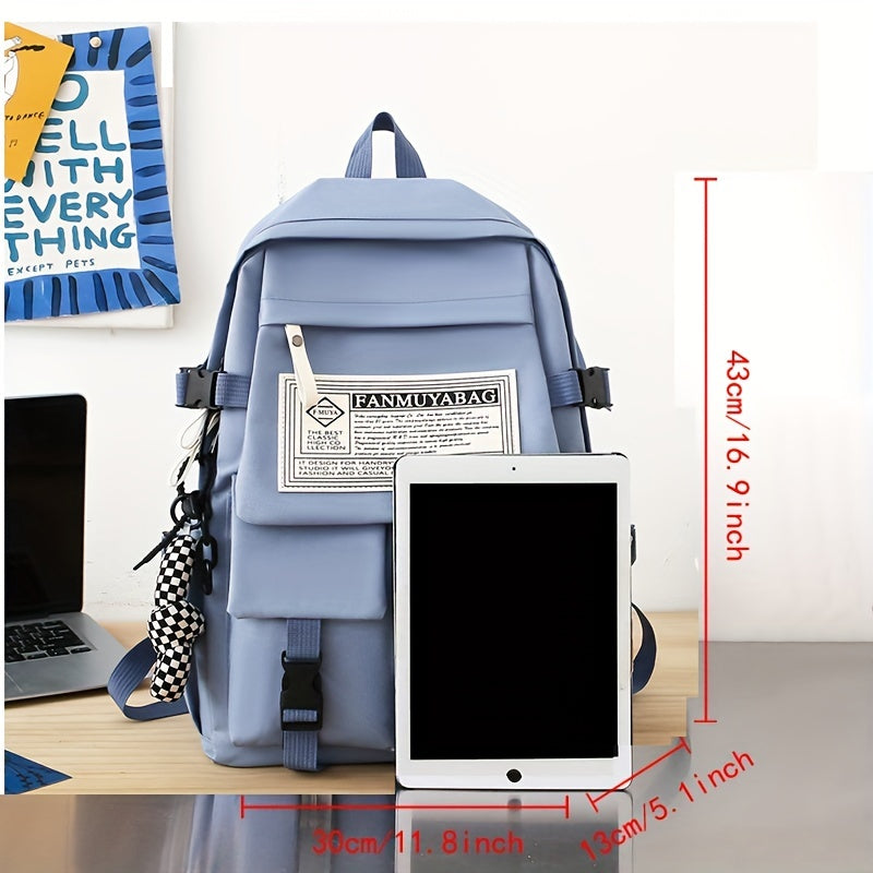 Canvas 5pcs Backpack Set - Cyprus