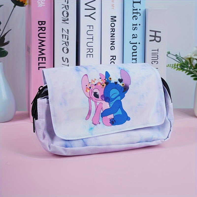 Stitch Fully Printed Flap Pen Bag Pencil Case - Cyprus