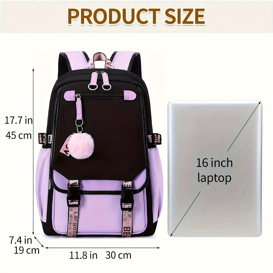 Christmas New Women's Backpack | Large Capacity Leisure Personalized Travel Backpack | Fashion Middle School Student | Cyprus