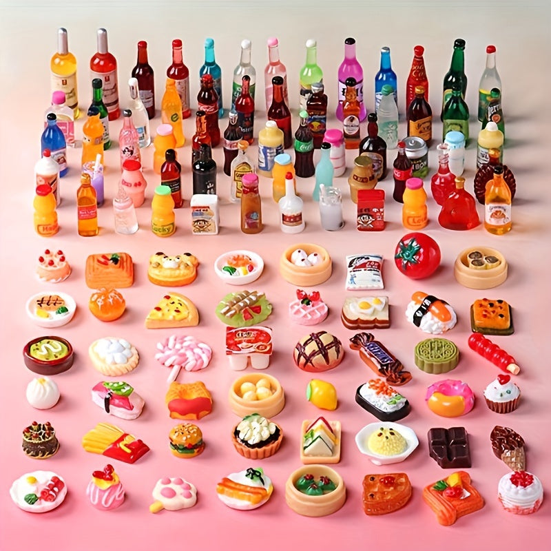 Miniature Supermarket Cake & Snack Set for Dollhouses - Cyprus