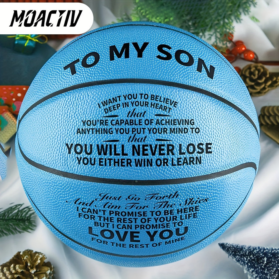 Blue Creative Basketball with Pump - Ideal Gift for Special Occasions - Cyprus