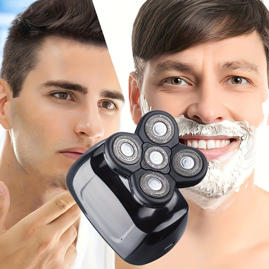 Miguan Ανδρών Πλωτή Πέντε Blade Electric Razor - USB επαναφορτιζόμενη, μπαταρία λιθίου 500mAh - Κύπρος