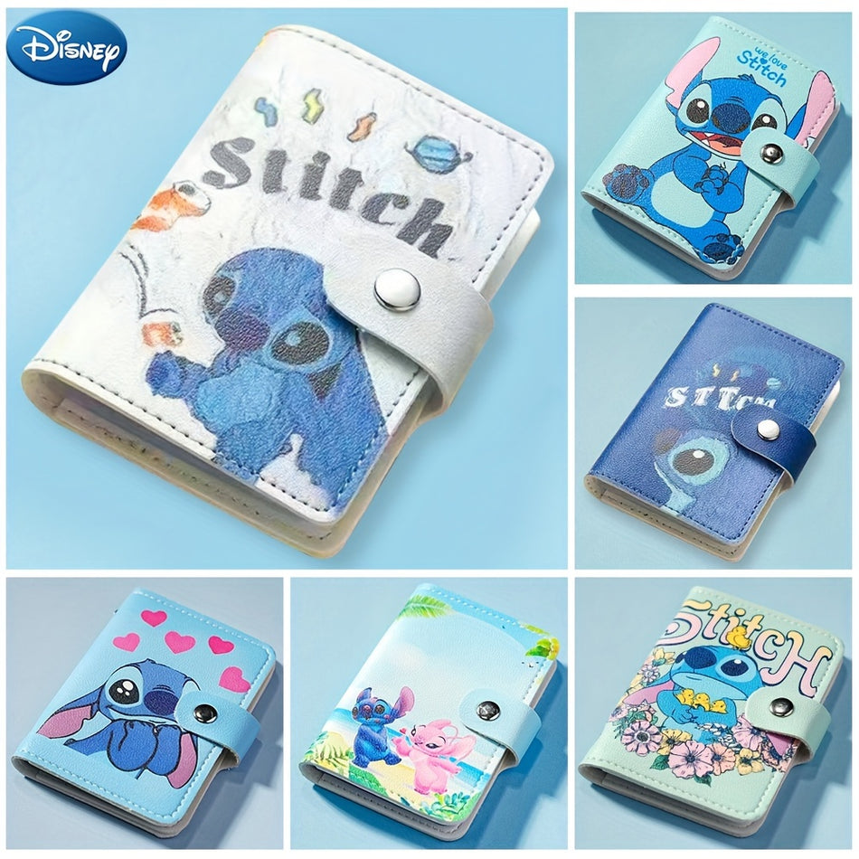 Stitch Mickey Mouse Kredi Kartı Cüzdanı - Moda ve Şık Kart Sahibi Çoklu Kart Yuvası - Kompakt ve Dayanıklı - Kıbrıs