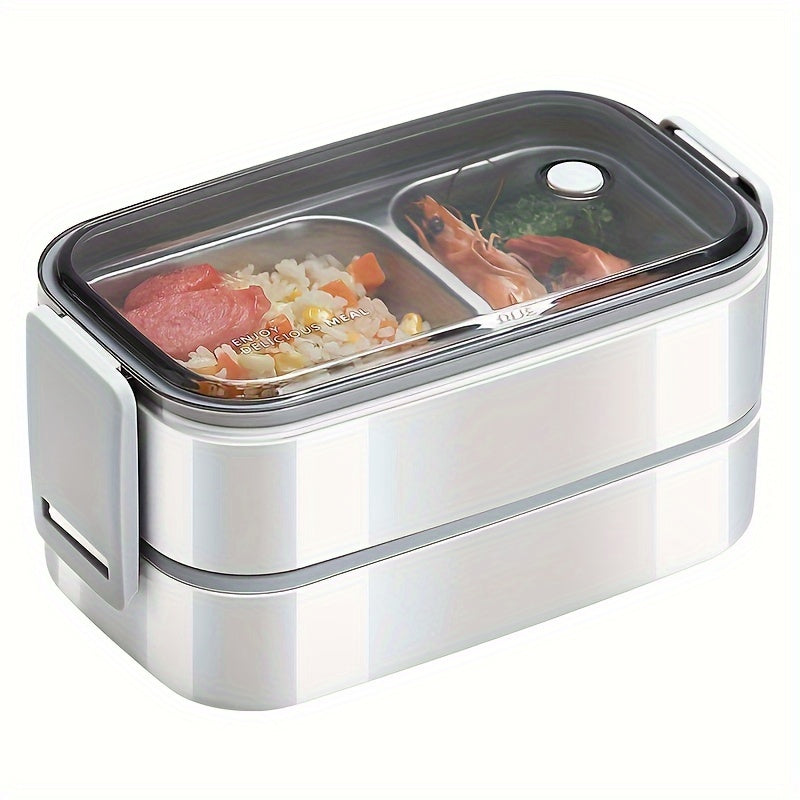 Stainless Steel Leak-Proof Bento Box for School, Office & Outdoor Use