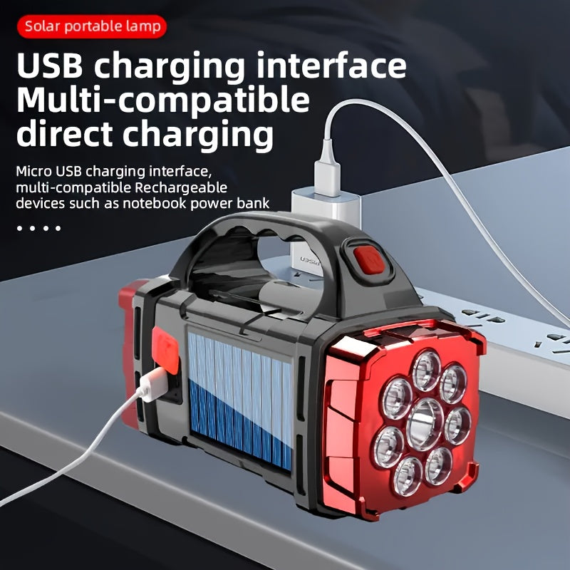 LED Solar Camping Light & Rechargeable Flashlight - Perfect for Outdoor Adventures - Cyprus