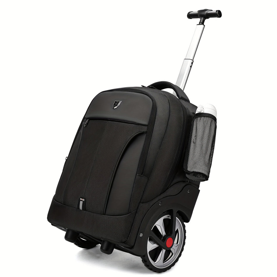 Silent Dual Wheel Rolling Backpack for Easy Stair Climbing - Cyprus