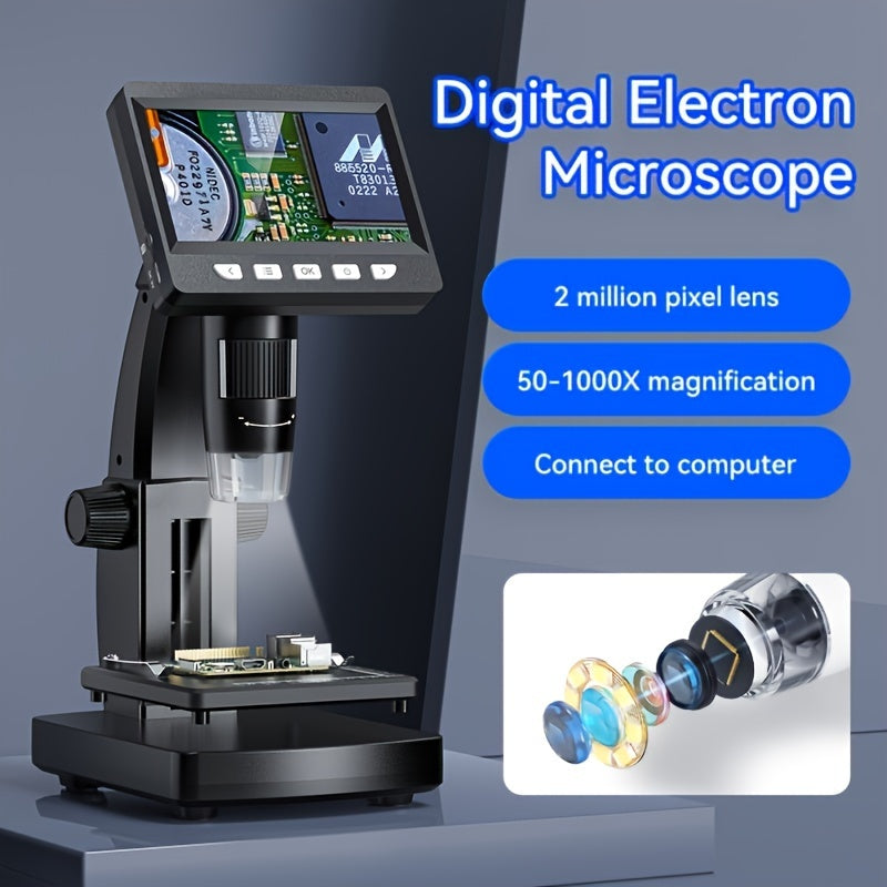 INSKAM 4.3-inch HD Digital Microscope with 50-1000X Magnification - Cyprus