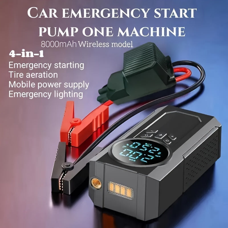 TENGQU Cordless Emergency Car Battery Starter & Tire Inflator - Cyprus