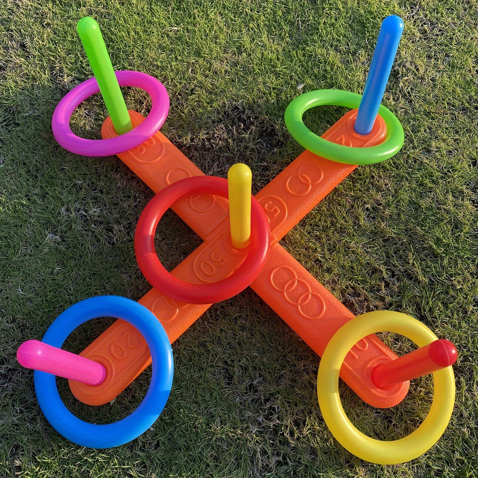 Interactive Ring Throwing Game for Kids - Indoor & Outdoor Fun - PE Material - Perfect Early Education Game - Cyprus