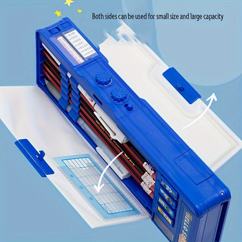 Large-Capacity Multi-Layer Pencil Case - Durable Storage Organiser for Students - Cyprus