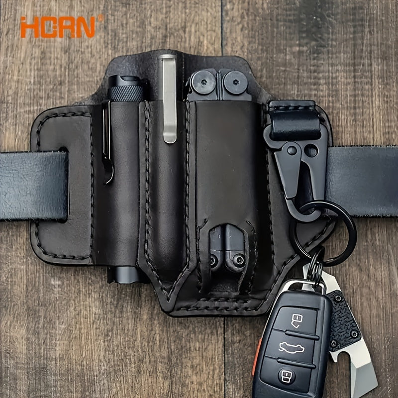 1pc MultItool Sheath, Τεχνητή Δερμάτινη Τσάντα Μέσης Fanny Bag για δουλειά και καθημερινή χρήση, δώρα για άνδρες, ασφαλές και βολικό κάτοχο εργαλείων, τσάντα αποθήκευσης αξεσουάρ, υπαίθρια κιτ πολλαπλών προϊόντων για ψάρεμα ψαρέματος