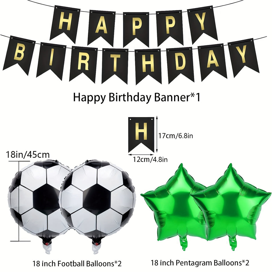 Soccer Birthday Party Decoration Set - Cyprus