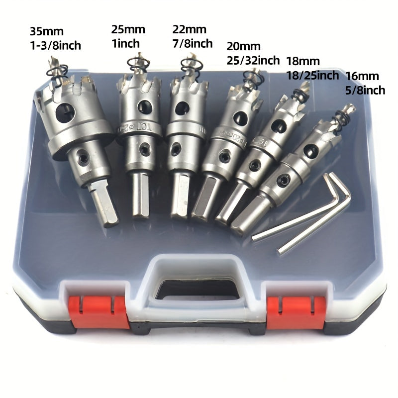 Alloy Hole Saw Set - Carbide Tip TCT Cutter For Stainless Steel - Cyprus