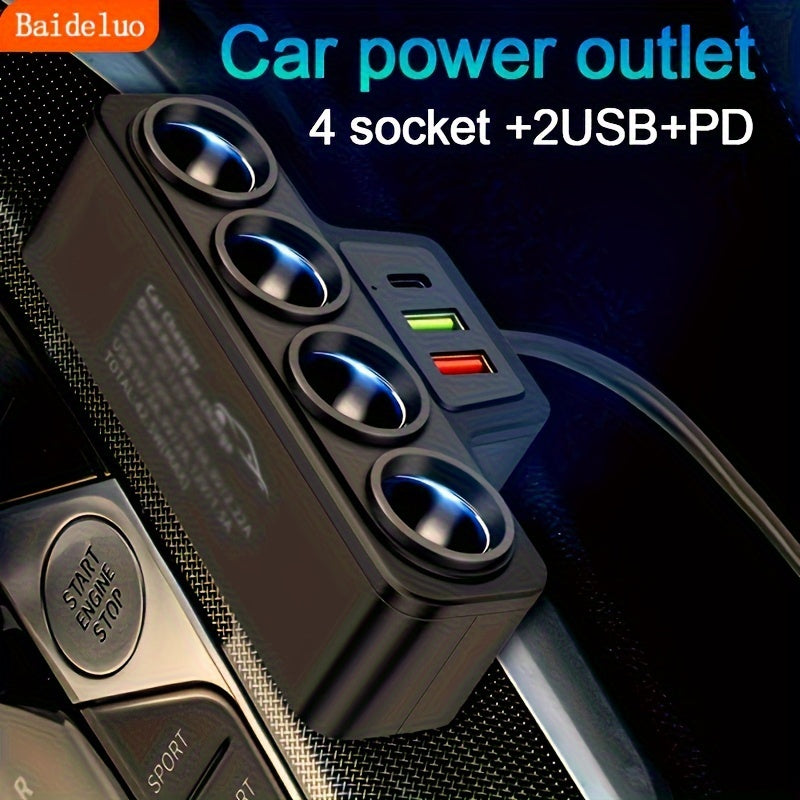 High-Power Car Charger with PD Port - Cyprus